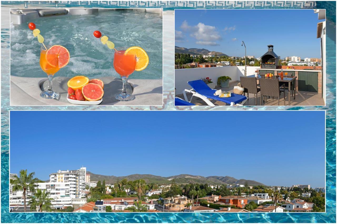 Isla De 1, Jacuzzi, 80m From The Sea, Ac, Bbq, Private Parking, Big Terrace Apartament Benalmádena